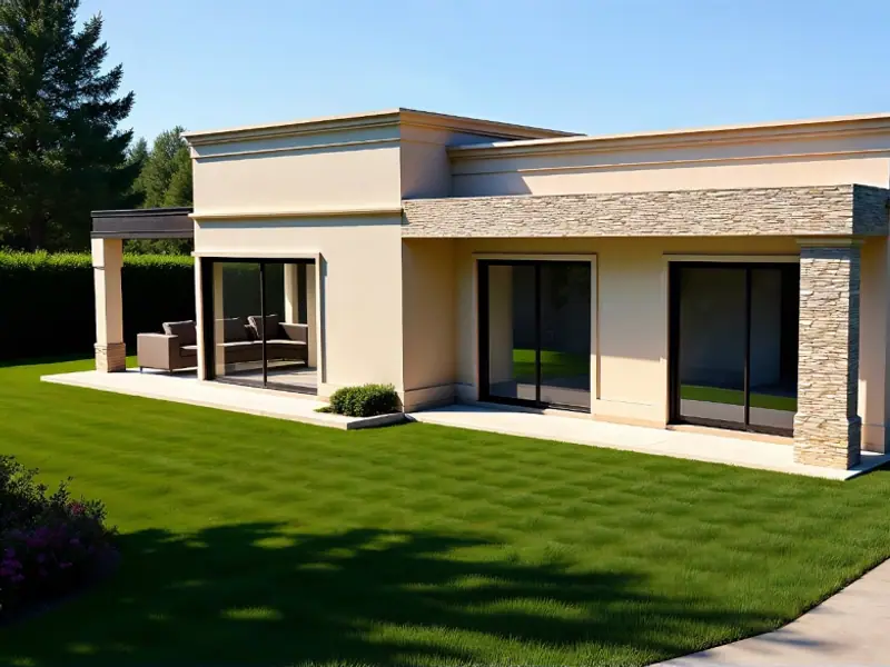 Render del modelo Jacarandá, vista en perspectiva